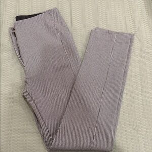 Ann Taylor Black and White Patterned Dress Pants